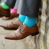 Solid Color Crew Cotton Dress Socks  from the Sock Panda (Men's Sizes, Adult Large) - 2 of 3