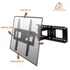 MegaMounts Full Motion Wall Mount for 32-70 Inch Displays - 2 of 3