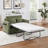 Whisen Twin Sofa Bed & Sleeper Sofa with Foldable Mattress, Side Table, Storage Pocket and USB Ports - 2 of 4