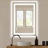 FURNIinspire Bathroom Vanity Mirrors Rectangle Anti-Fog Mirror, 3 Modes Adjustable Brightness Mirror, Wall Mount Bathroom Mirror, Clear, 32"*24" - 2 of 4