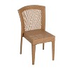 Christopher Knight Home Hava Outdoor Rattan and Iron Stacking Dining Chair (Set of 2) - 4 of 4