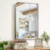 Rectangular Wall Mirror in Aluminum Alloy with Soft Rounded Edges and Silver Electroplating - 3 of 4