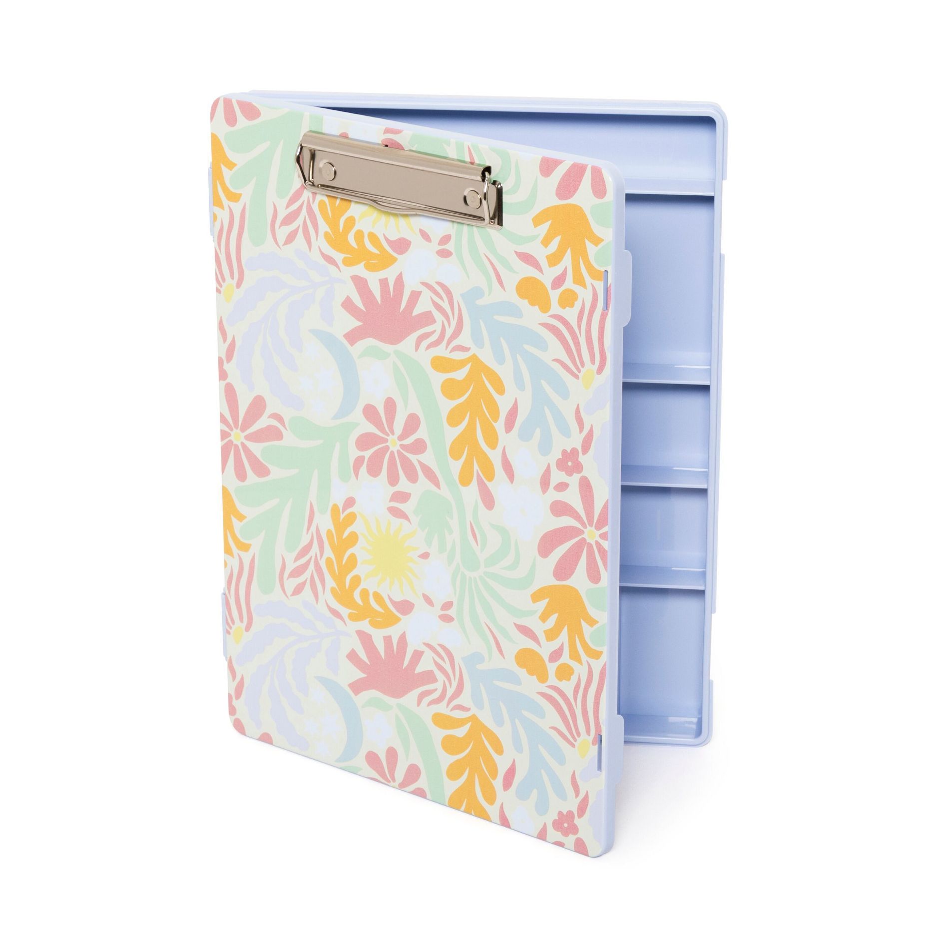 U Brands 13" Floral Storage Clipboard Teacher Binder
