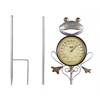 Swim Central 41.75" Iron Frog Garden Stake Thermometer - 2 of 4