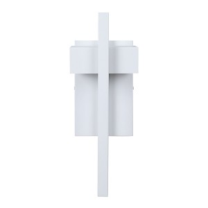 LamQee Outdoor Wall Lights White Modern Exterior Lighting Fixtures, 3000K Integrated LED Outdoor Wall Sconce Lighting - 1 of 4