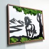 Gulches Horse Moss Metal Wall Art - Exquisite Eco-Friendly Decor for Nature Lovers - 3 of 4
