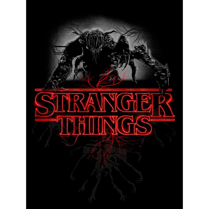 Men's Stranger Things Mind Flayer Logo Glow T-Shirt, 2 of 6