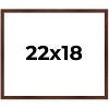PosterPalooza | Classic Modern Brown Picture Frame - UV Acrylic, Backing Board, Hanging Hardware Included - 2 of 4