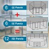 FDW Dog Playpen Pet Dog Fence 2-32 Panels  24/32/40"H Metal Dog Pen Outdoor Exercise Pen with Doors for Large/Medium /Small Dogs for RV,Camping,Yard - 3 of 4