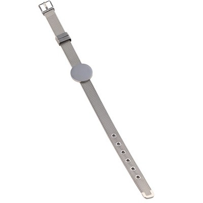 SOHI Women's Metallic Silver The Montre Statement Bracelet