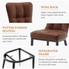 Bekrvio Leather Dining Room Chairs, Set of 4 - 4 of 4