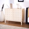 Sula 2 Door 1 Shelf Chest - Antique White - Safavieh - 2 of 4