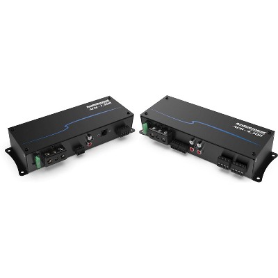 AudioControl ACM-4.300 4 Channel Micro Amplifier with Audio Control ACM-1.300 Monoblock Micro Amplifier with Accubass