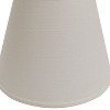 Vynxaria Lampshades: White Slant Deep Empire Shade, 10" x 18" x 13" with Washer Fitter - 3 of 4