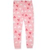 Sleep On It Girls 2-Piece Super Soft Jersey Long Sleeve Snug-Fit Pajama Set - 3 of 4