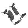 Invacare Wheelchair Elevating Legrests with Composite Footplates & Non-Padded Calf Support - 2 of 4