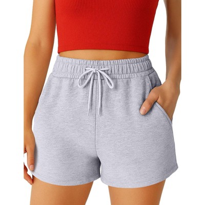 FIONECA Womens Shorts - SweatShorts Workout Gym Shorts for Women Trendy Fashion Athletic Casual Summer Lounge Sweat Bermuda