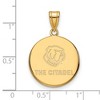 Black Bow Jewelry 14k Yellow Gold Plated Sterling Silver The Citadel Bulldogs NCAA Large Pendant - 2 of 3