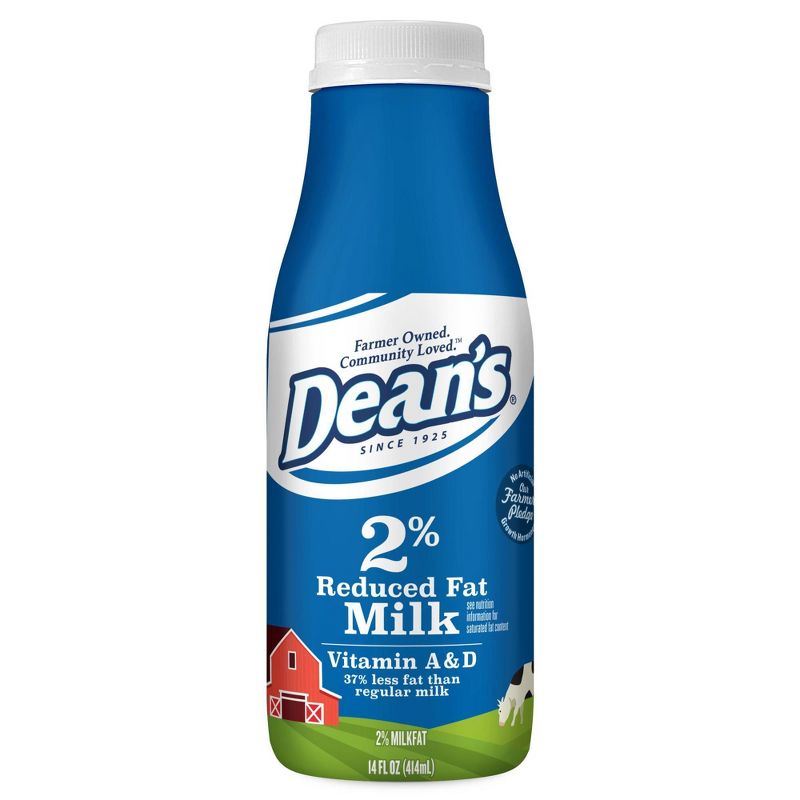 Deans 2% Milk - 14 fl oz, 1 of 8