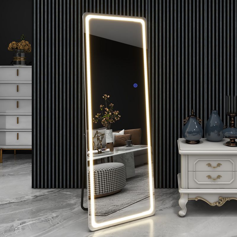 Neutypechic LED Rectangle Full Length Mirror Large Wall Mirror Standing Mirror, 5 of 8