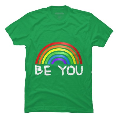 Adult Design By Humans Be You Rainbow Pride By Chos T-Shirt