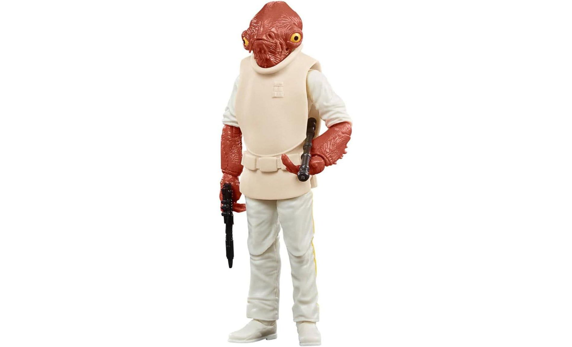 Star Wars The Black Series Admiral Ackbar 6-Inch Figure – ROTJ 40th Anniversary, Vintage Card, Premium Articulation, 2 Accessories