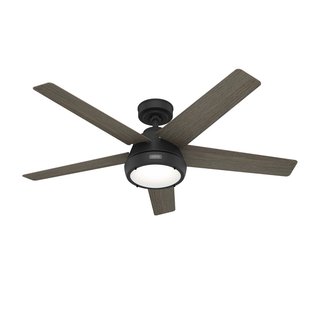 Photos - Air Conditioner 52" Burroughs Ceiling Fan with Light Kit and Handheld Remote (Includes LED