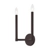 Livex Lighting Alpine 2 - Light Wall Light in  Bronze - 2 of 4