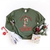 Simply Sage Market Women's Graphic Sweatshirt A Little Twisted Candy Cane - 2 of 2