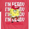 Boys' - SpongeBob SquarePants - Ready For Baseball Short Sleeve Graphic T-Shirt - 2 of 4