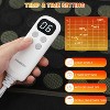 Far Infrared Heating Pad 32"x21" for Back, Neck & Shoulders, Electric Jade & Tourmaline Therapy Pad with Auto Shut-Off - 4 of 4