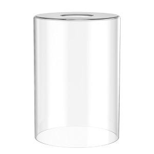 DORESshop 5.5 in. Clear Glass Cylindrical Shade,Modern Glass for Sconces, Vanity Lights,Hanging Lights with 1 in. Neckless Fitter - 1 of 2