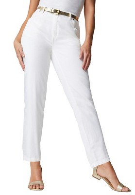 Jessica London Women's Plus Size Tall Classic Cotton Denim Straight-Leg Jean