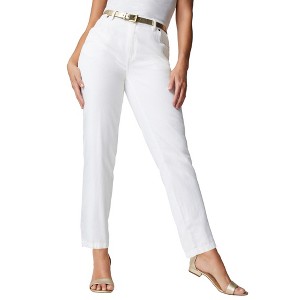 Jessica London Women's Plus Size Classic Cotton Denim Straight-Leg Jean - 1 of 4
