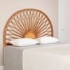 Queen Balka Rattan Wall Mounted Pattern Headboard - South Shore - 2 of 4