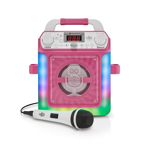 Singing Machine Groove Mini Karaoke System - Pink : Target