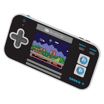 My Arcade Gamer V Classic 220-in-1 Handheld Video Game System (Black and Blue)