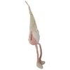Northlight Sitting Spring Gnome Figure with Floral Knitted Hat - 29" - Pink and Cream - 3 of 4