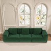 Whisen Modular Sofa Bed - Oversized, Convertible, Soft Corduroy Cloud Velvet Fabric, Two Person Combination - 2 of 4