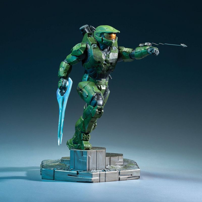 Halo Infinite: Master Chief with Grappleshot 10&#34; PVC Statue, 3 of 13
