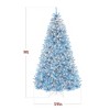 Best Choice Products Pre-Lit Baby Blue Christmas Tree, Artificial Full Holiday Decoration w/ Incandescent Lights - 2 of 4