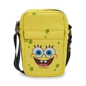 Nickelodeon Bag, Crossbody, SpongeBob SquarePants, Smiling, Vegan Leather - 1 of 4