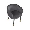 Meridian Furniture,Louise Velvet Dining Chair - 4 of 4