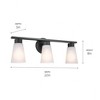 Kichler Lighting Stamos 3 - Light Vanity in  Black - 2 of 4