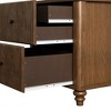 NicBex 1PC/2PCS Modern Nightstand with Metal Handles,21.65" W Side Table with 3 Drawers,Fluted Bedside Table for Bedroom,Living Room - 4 of 4