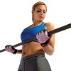 GoFit® Women’s Premium Leather Elite Trainer Gloves (Large; Black) - 3 of 4