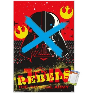 Trends International Star Wars: Saga - Vader Rebel Unframed Wall Poster Prints - 1 of 4