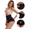 INSPIRE CHIC Women's High-Waisted Shaper Knickers Front Hook Tummy Control Half-Hip Shaping Shorts - 3 of 4