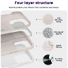 BONGEEK Compatible with iPhone 15 Pro Max Case,[Silky and Soft Touch Series] Premium Soft Liquid Silicone Rubber Full-Body Protective Bumper (Stone) - 3 of 4