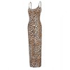 Women Full Slip Under Dresses Sleeveless Adjustable Spaghetti Strap Cami Maxi Dress Nightgowns Sleepwear - 2 of 4